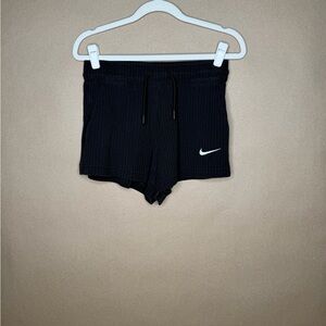 Nike Black Running Shorts with White Logo